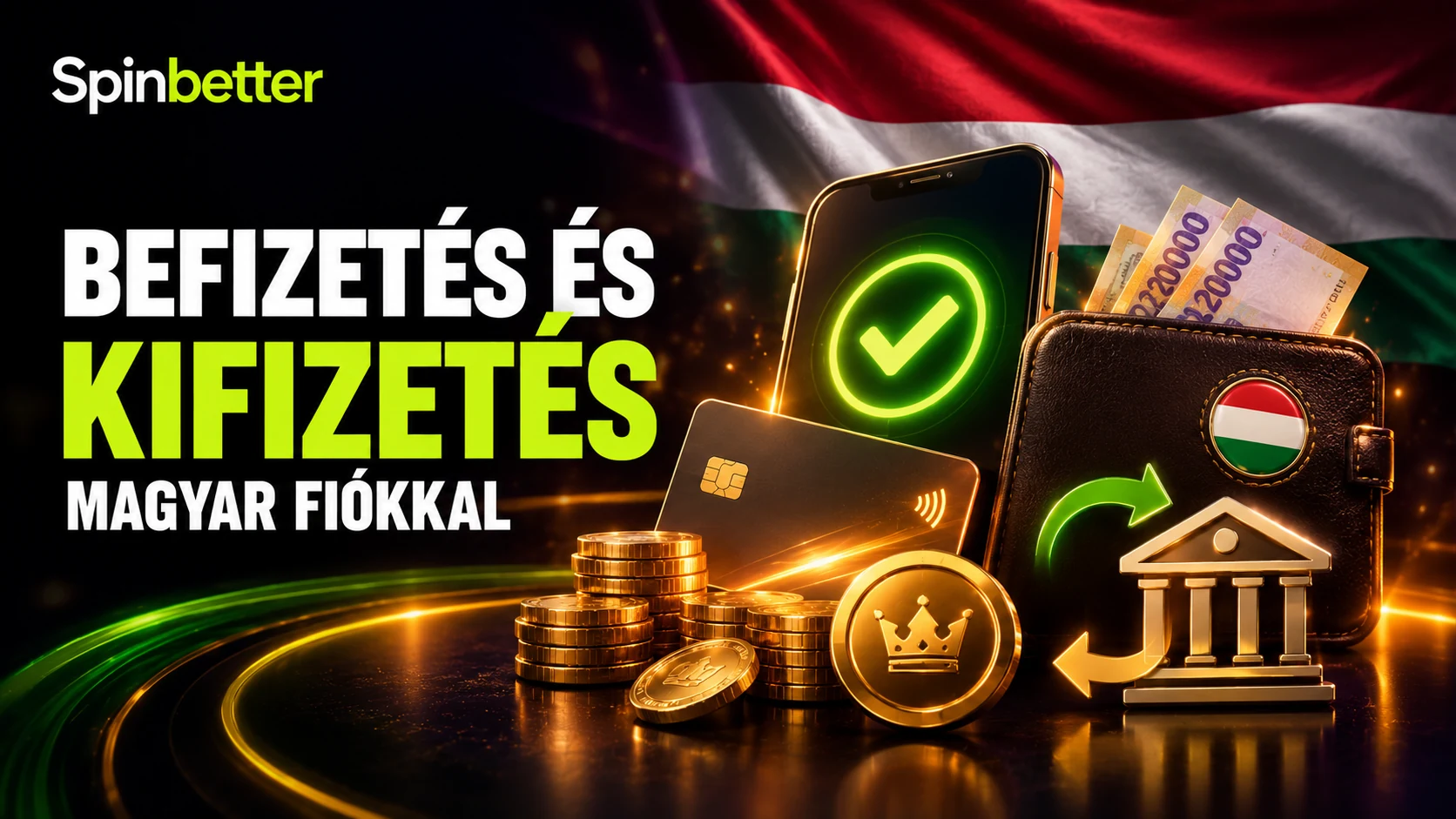 befizetés és kifizetés forintos SpinBetter casino fiókkal