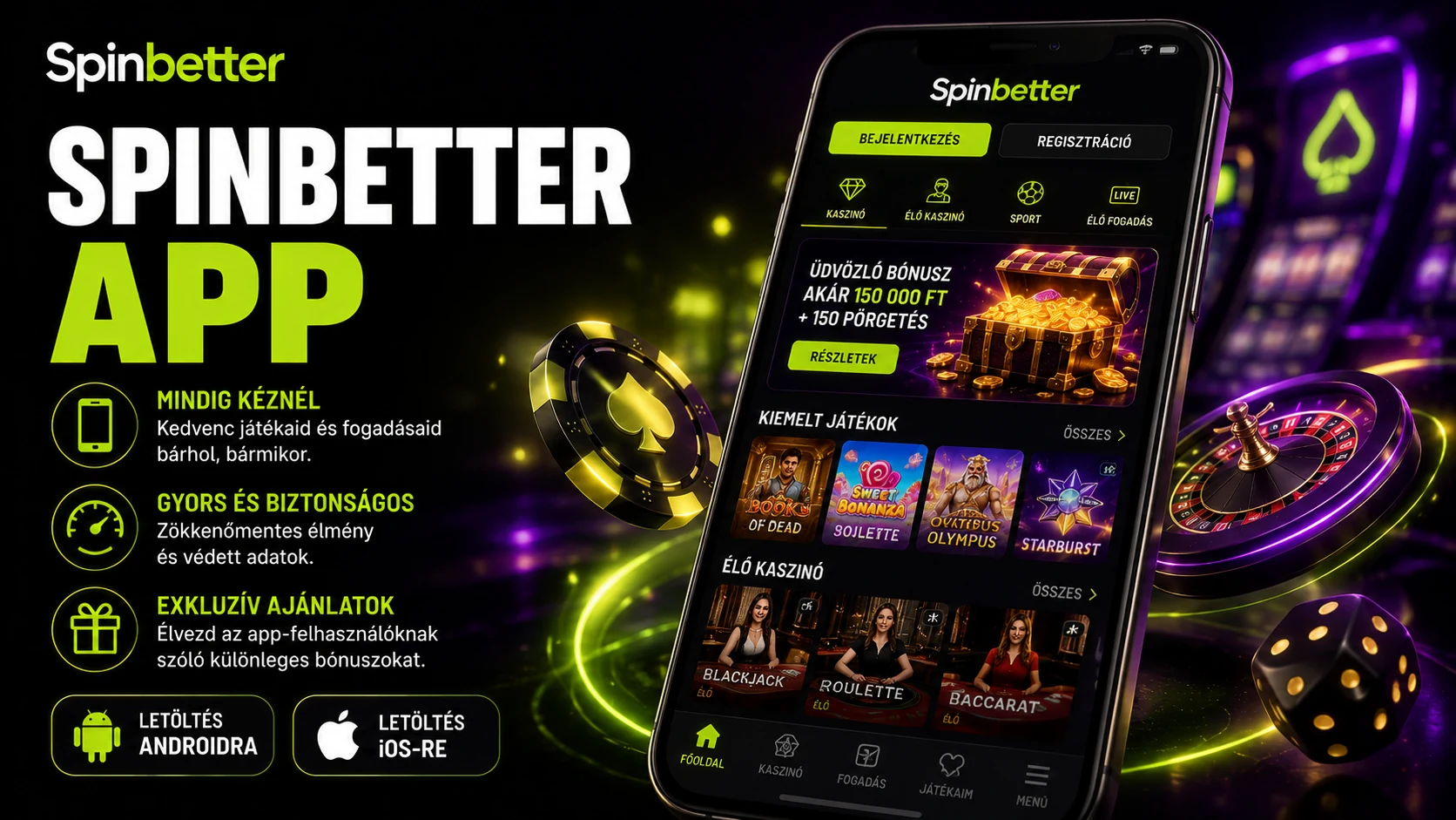 SpinBetter app: mire jó a telefonos alkalmazás
